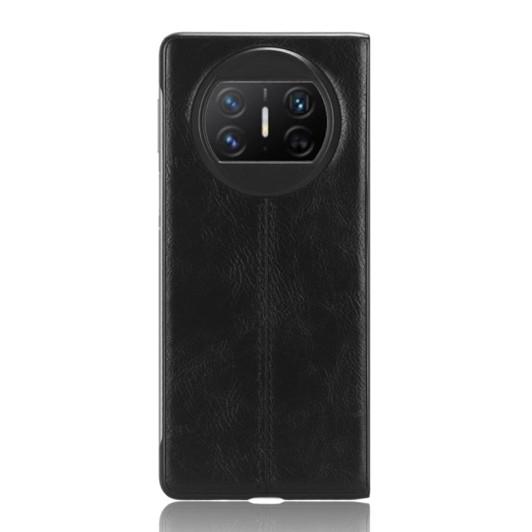 For Huawei Mate X3 Sewing Cow Pattern Skin PC + PU + TPU Phone Case