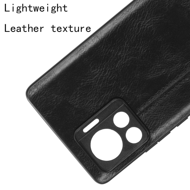 For Motorola Edge 30 Ultra / Moto X30 Pro Sewing Cow Pattern Skin PC + PU + TPU Phone Case