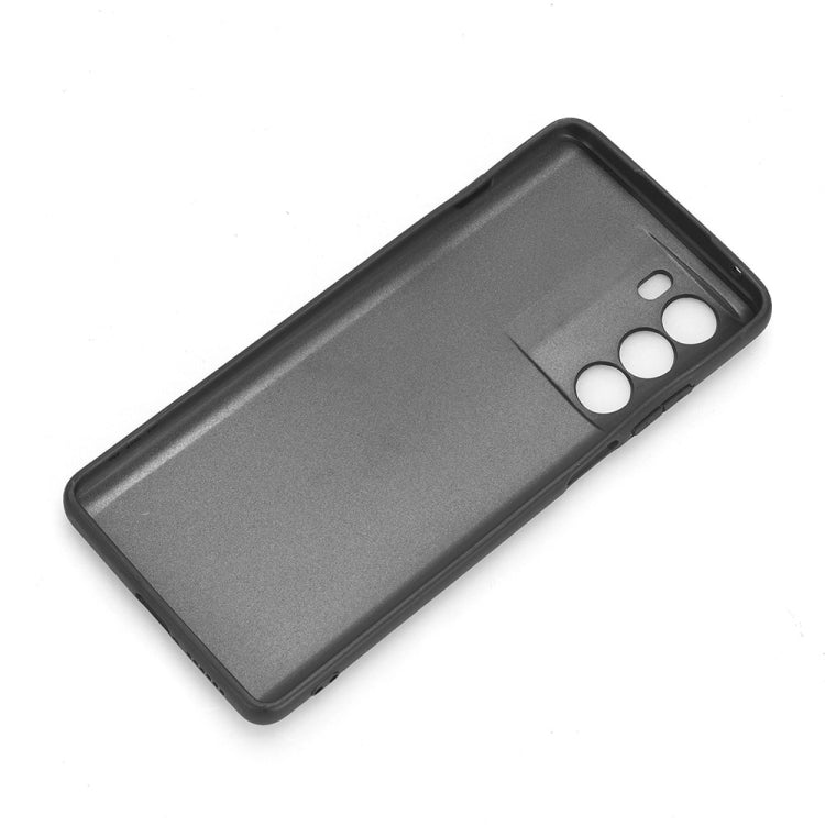 For Motorola Moto G200 5G / Edge S30 Sewing Cow Pattern Skin PC + PU + TPU Phone Case