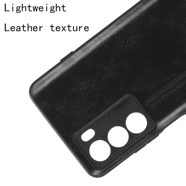 For Motorola Moto G200 5G / Edge S30 Sewing Cow Pattern Skin PC + PU + TPU Phone Case
