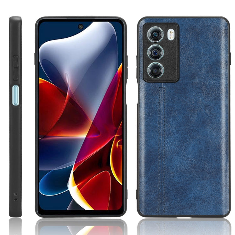 For Motorola Moto G200 5G / Edge S30 Sewing Cow Pattern Skin PC + PU + TPU Phone Case