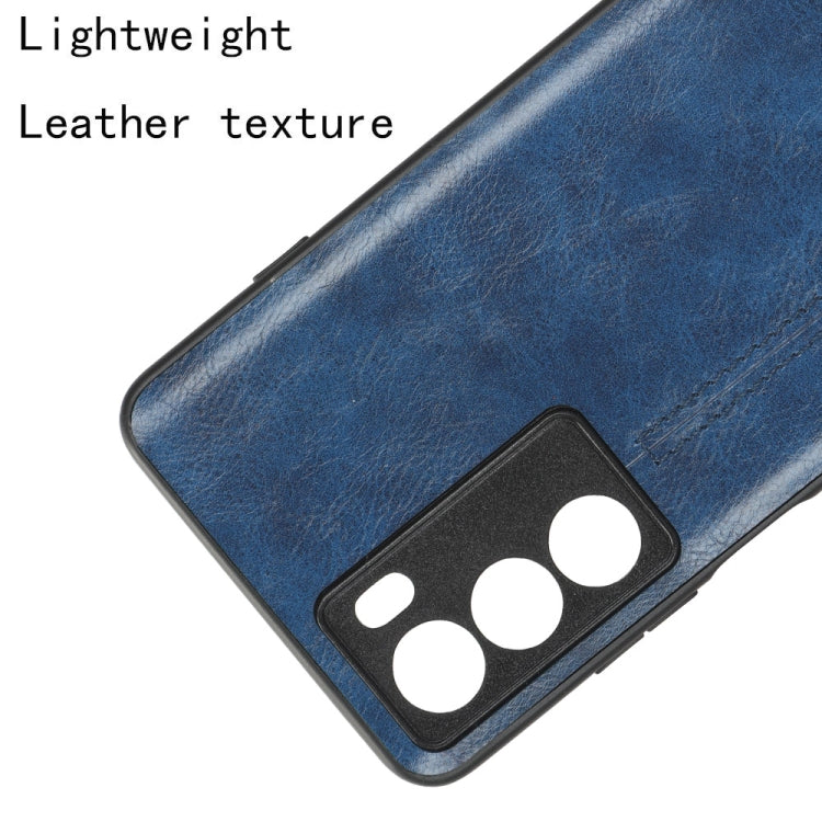 For Motorola Moto G200 5G / Edge S30 Sewing Cow Pattern Skin PC + PU + TPU Phone Case