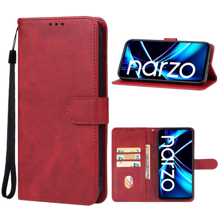 For Realme narzo N55 Leather Phone Case