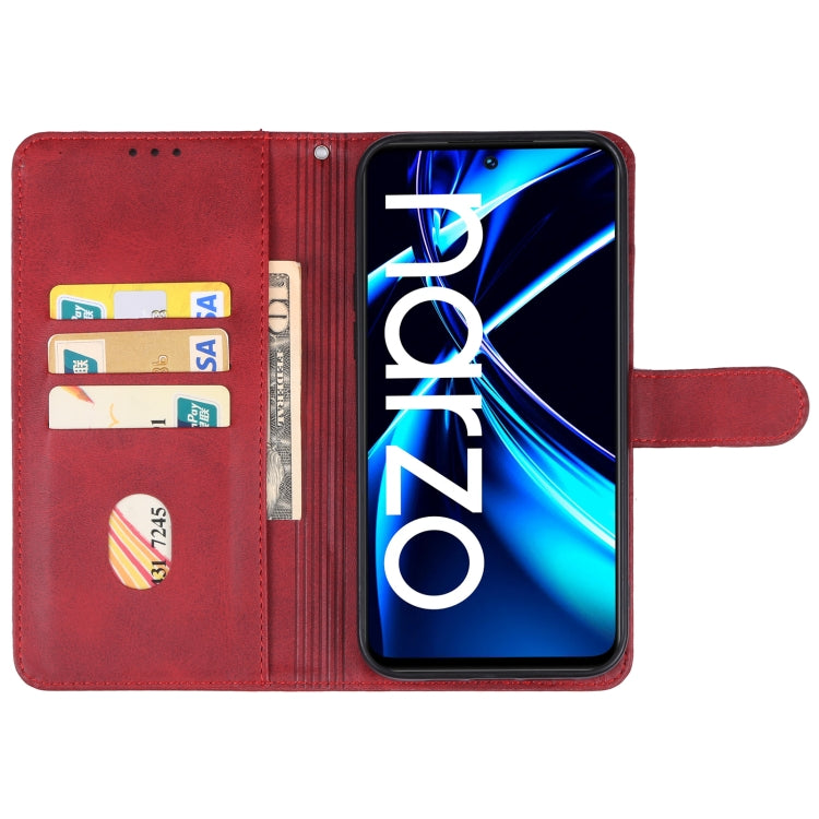 For Realme narzo N55 Leather Phone Case