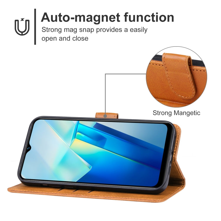 For vivo T2x India Leather Phone Case