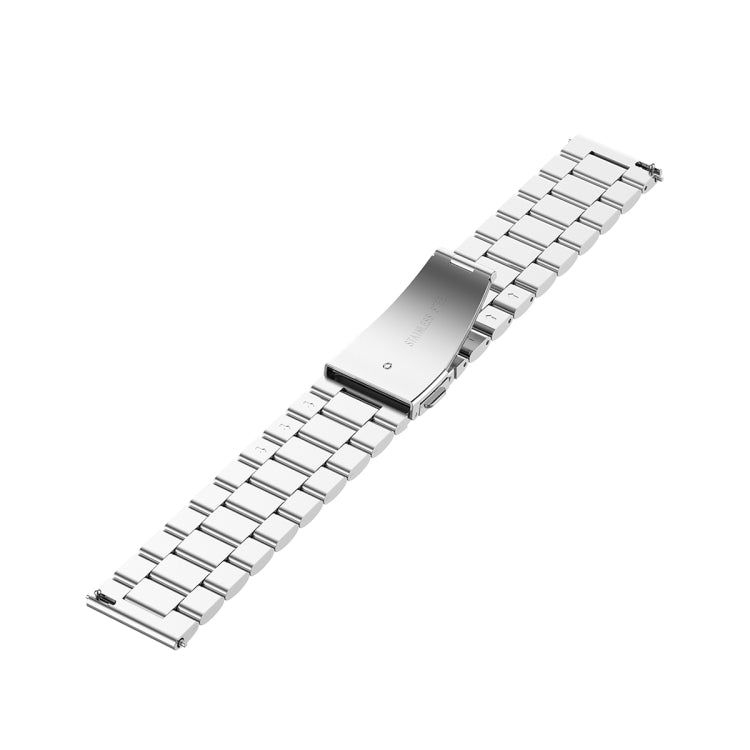 For Honor Watch GS 3i 22mm Three Bead Stainless Steel Metal Watch Band
