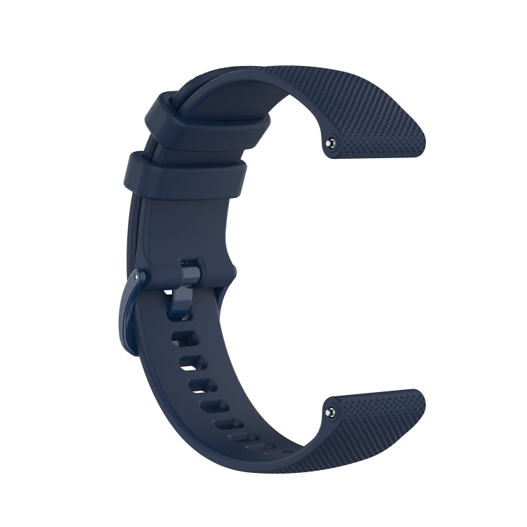 For Honor Watch GS 3i 22mm Small Plaid Texture Silicone Watch Band