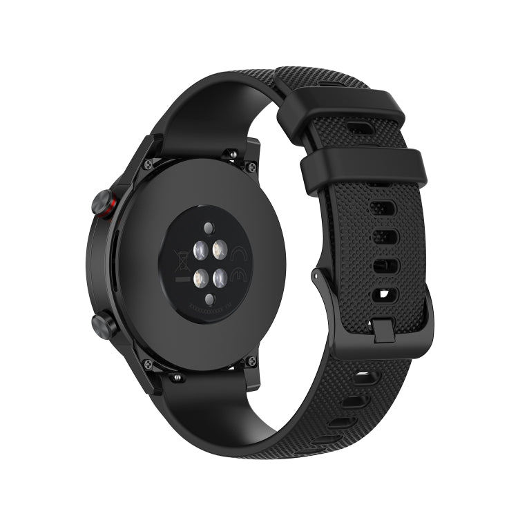 For Honor Watch GS 3i 22mm Small Plaid Texture Silicone Watch Band