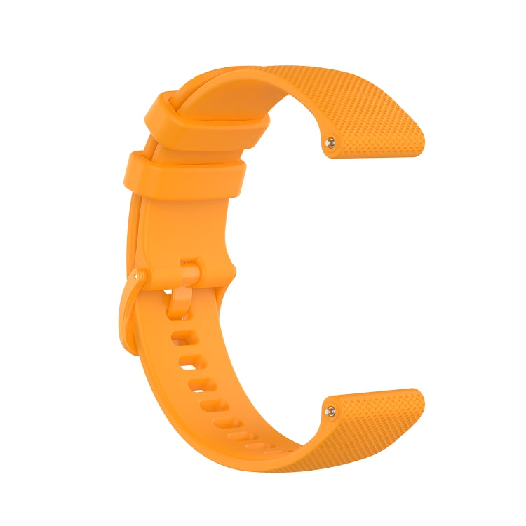 For Honor Watch GS 3i 22mm Small Plaid Texture Silicone Watch Band