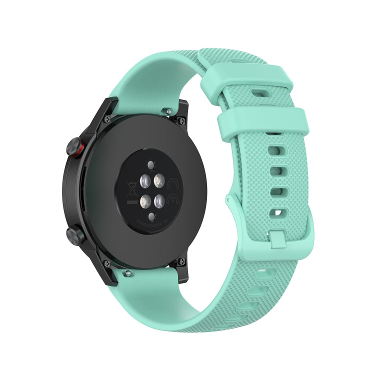 For Honor Watch GS 3i 22mm Small Plaid Texture Silicone Watch Band