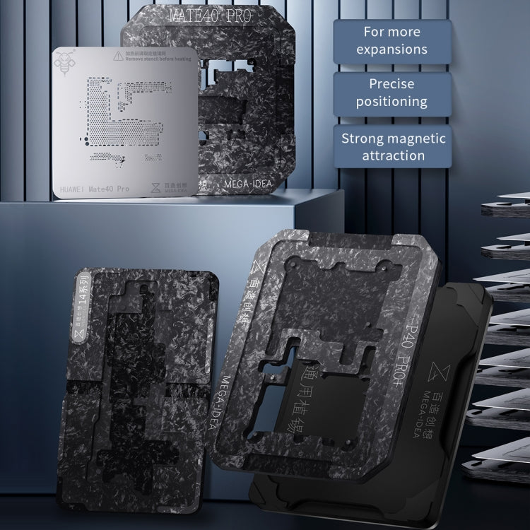 For iPhone X-11 Pro Max Qianli Mega-idea Multi-functional Middle Frame Positioning BGA Reballing Platform