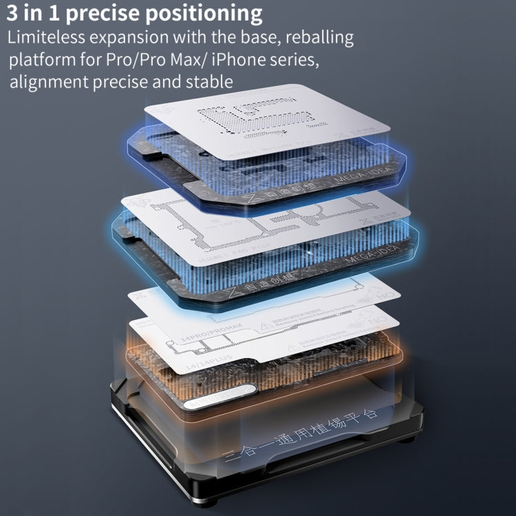 For Huawei Mate 50 Pro B Qianli Mega-idea Multi-functional Middle Frame Positioning BGA Reballing Platform