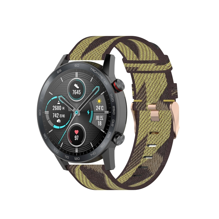 For Honor Watch GS 3i 22mm Nylon Woven Watch Band