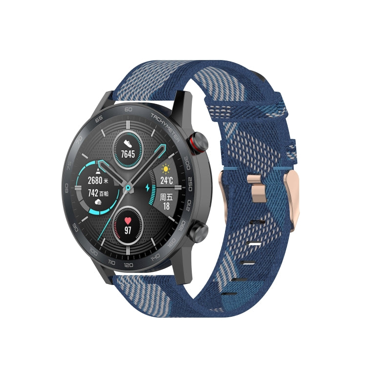 For Honor Watch GS 3i 22mm Nylon Woven Watch Band