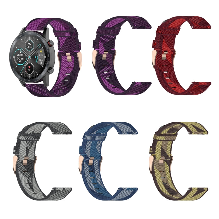 For Honor Watch GS 3i 22mm Nylon Woven Watch Band