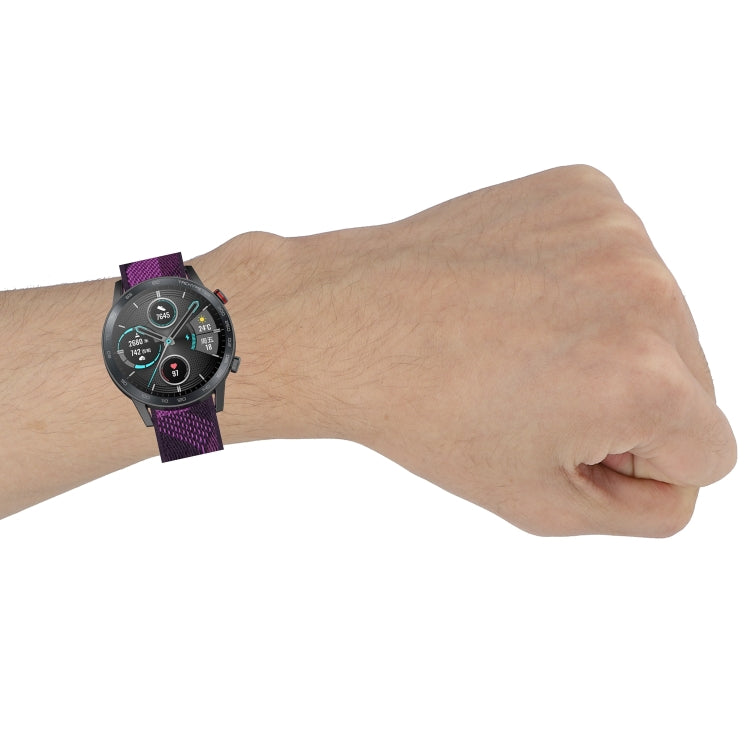 For Honor Watch GS 3i 22mm Nylon Woven Watch Band