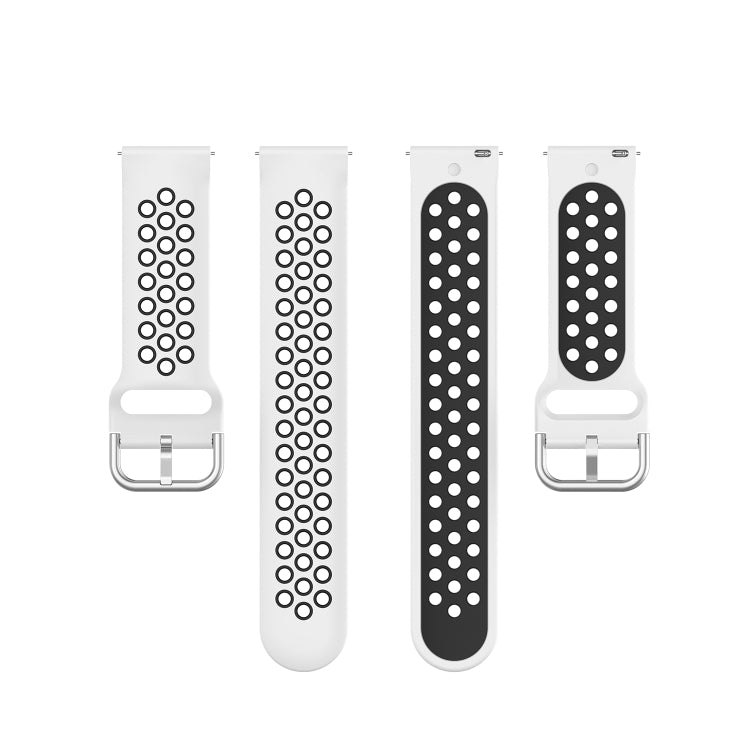 For Honor Watch GS 3i 22mm Sports Two-tone Silicone Watch Band