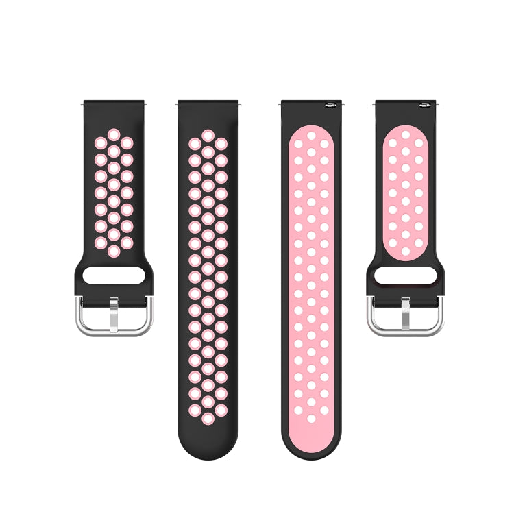 For Honor Watch GS 3i 22mm Sports Two-tone Silicone Watch Band