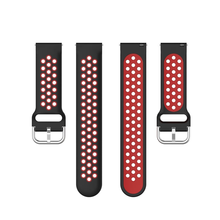 For Honor Watch GS 3i 22mm Sports Two-tone Silicone Watch Band