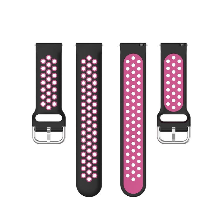 For Honor Watch GS 3i 22mm Sports Two-tone Silicone Watch Band