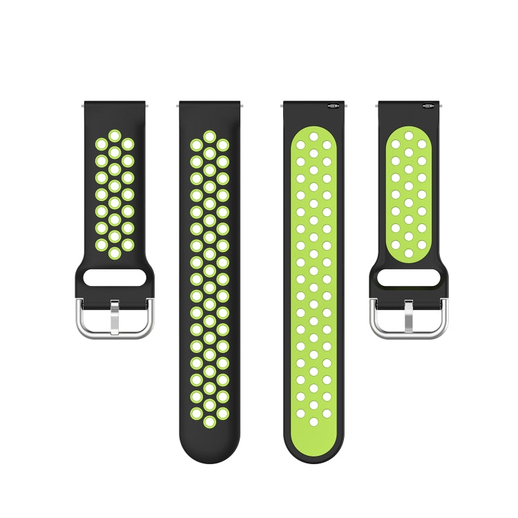For Honor Watch GS 3i 22mm Sports Two-tone Silicone Watch Band