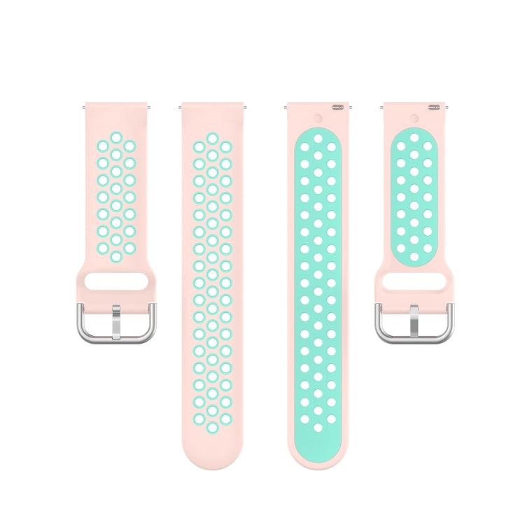 For Honor Watch GS 3i 22mm Sports Two-tone Silicone Watch Band