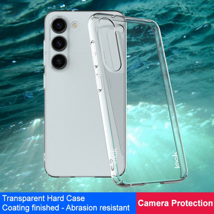 For Samsung Galaxy S23 5G imak Wing II Pro Series Wear-resisting Crystal Phone Case(Transparent)