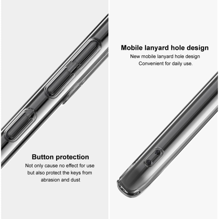 For Samsung Galaxy S23 5G imak Wing II Pro Series Wear-resisting Crystal Phone Case(Transparent)