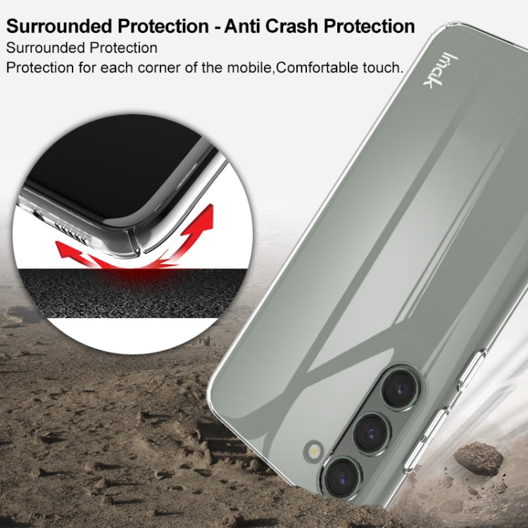 For Samsung Galaxy S23+ 5G imak Wing II Pro Series Wear-resisting Crystal Phone Case(Transparent)