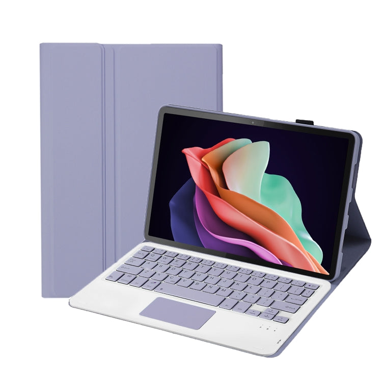 For Huawei MatePad 11 2023 AHW13-A Lambskin Texture Ultra-thin Detachable Bluetooth Keyboard Leather Case with Touchpad