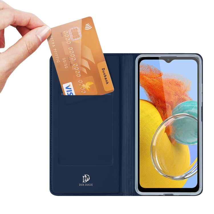 For Samsung Galaxy M14 DUX DUCIS Skin Pro Series Flip Leather Phone Case
