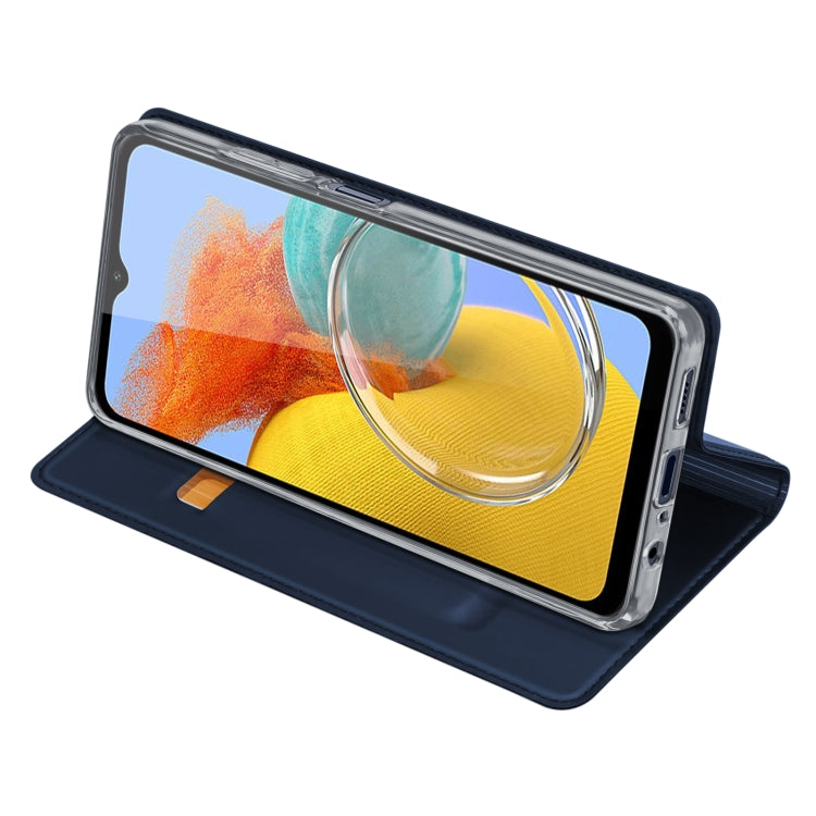 For Samsung Galaxy M14 DUX DUCIS Skin Pro Series Flip Leather Phone Case
