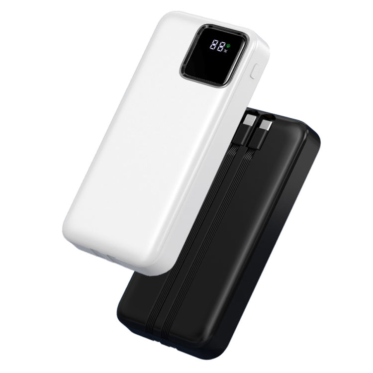 WIWU JC-22 20000mAh LED Digital Display Power Bank with Cable