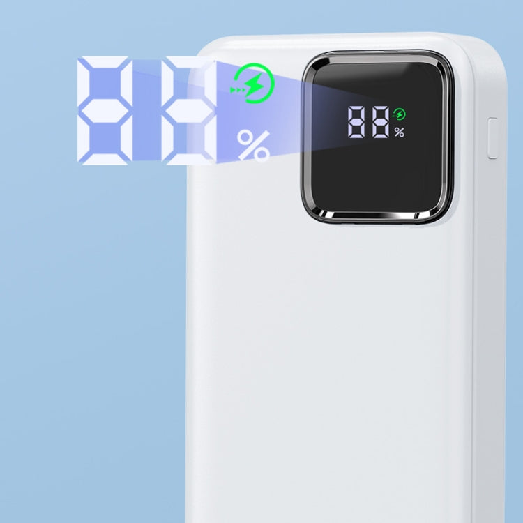 WIWU JC-22 20000mAh LED Digital Display Power Bank with Cable