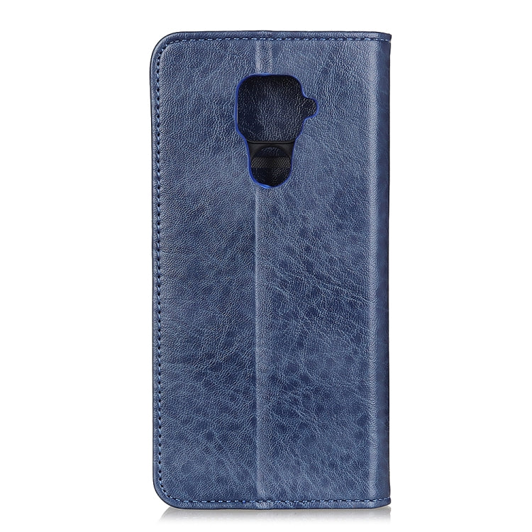For Xiaomi Redmi Note 9 Magnetic Crazy Horse Texture Horizontal Flip Leather Case with Holder & Card Slots & Wallet