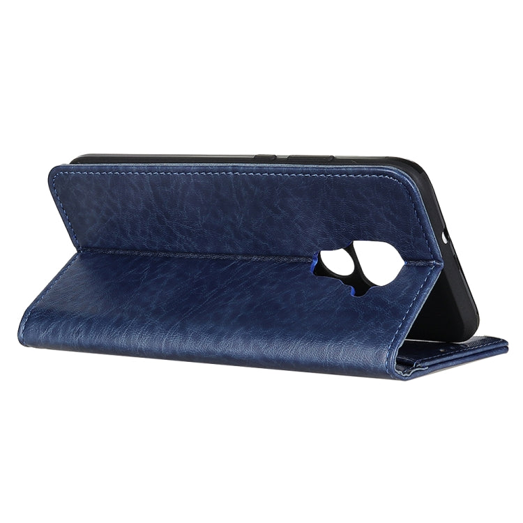 For Xiaomi Redmi Note 9 Magnetic Crazy Horse Texture Horizontal Flip Leather Case with Holder & Card Slots & Wallet