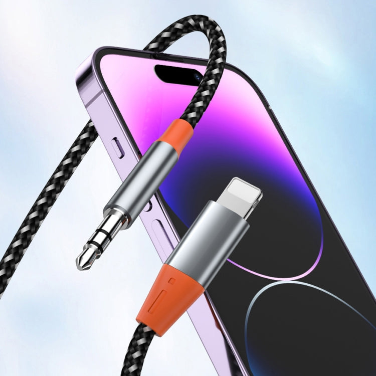 WIWU YP06 8 Pin to 3.5mm Audio Cable, Length:1.2m