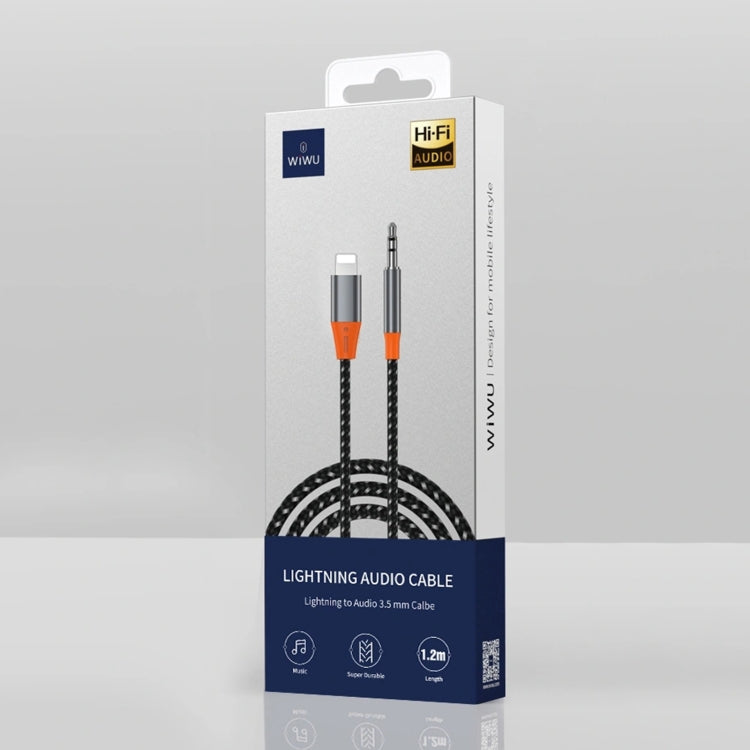 WIWU YP06 8 Pin to 3.5mm Audio Cable, Length:1.2m