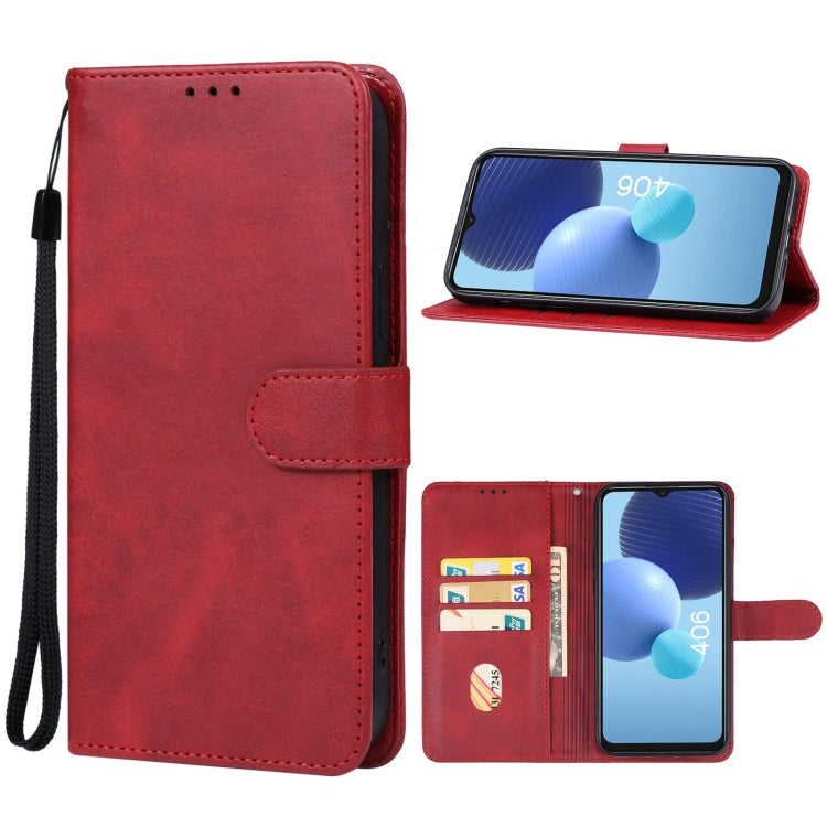 For TCL 406 Leather Phone Case