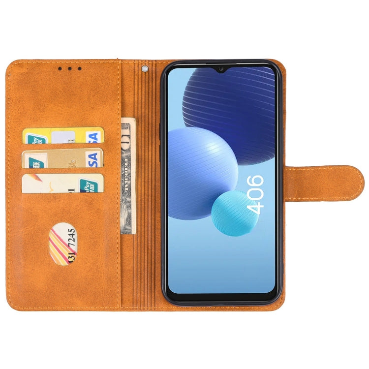 For TCL 406 Leather Phone Case