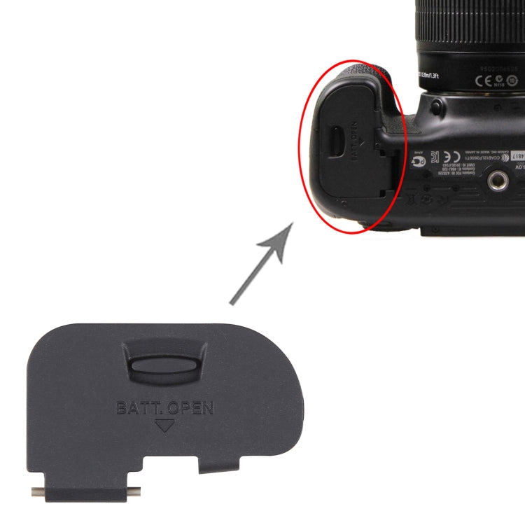For Canon EOS 70D / EOS 80D OEM Battery Compartment Cover