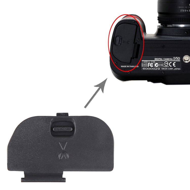 For Nikon D50 / D70 / D80 / D90 OEM Battery Compartment Cover