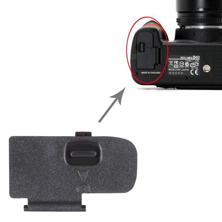 For Nikon D40 / D60 / D3000 / D3200 / D5000 OEM Battery Compartment Cover