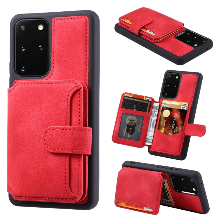 For Samsung Galaxy S20 FE Feel Dream Anti-theft Brush Shockproof Portable Skin Card Bag Phone Case
