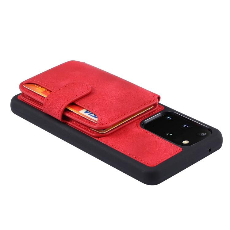 For Samsung Galaxy S20+ Feel Dream Anti-theft Brush Shockproof Portable Skin Card Bag Phone Case