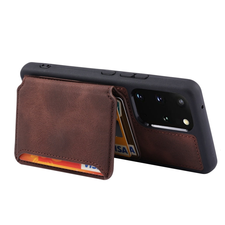 For Samsung Galaxy S20+ Feel Dream Anti-theft Brush Shockproof Portable Skin Card Bag Phone Case