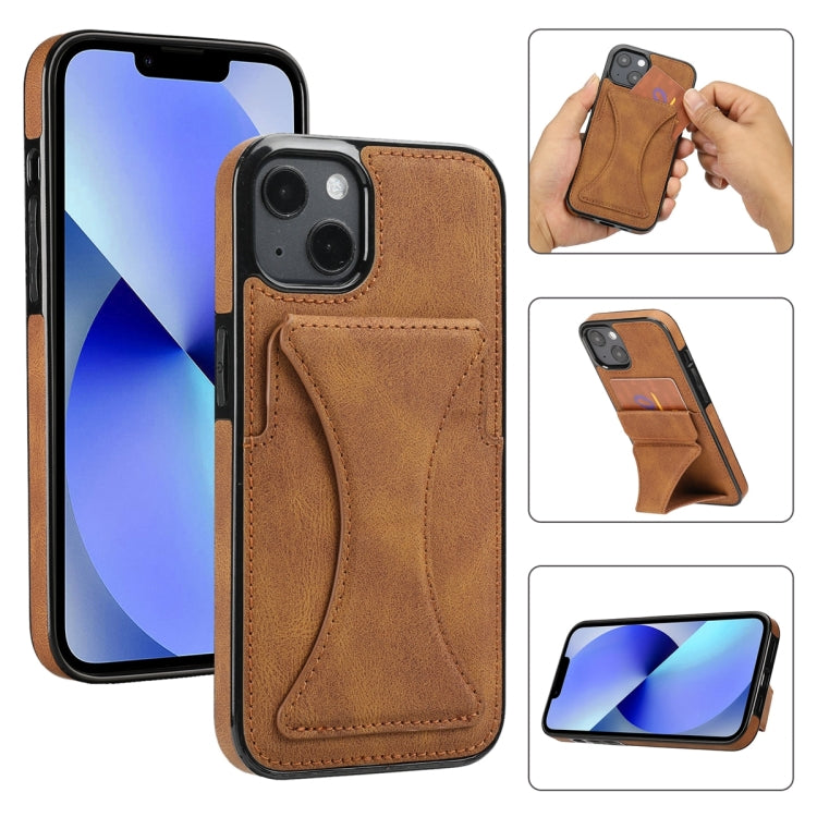 For iPhone 14 Plus Ultra-thin Shockproof Phone Protective Case with Holder