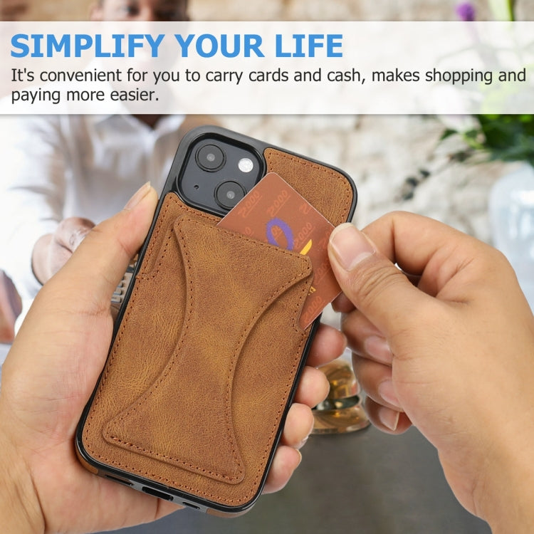 For iPhone 14 Plus Ultra-thin Shockproof Phone Protective Case with Holder