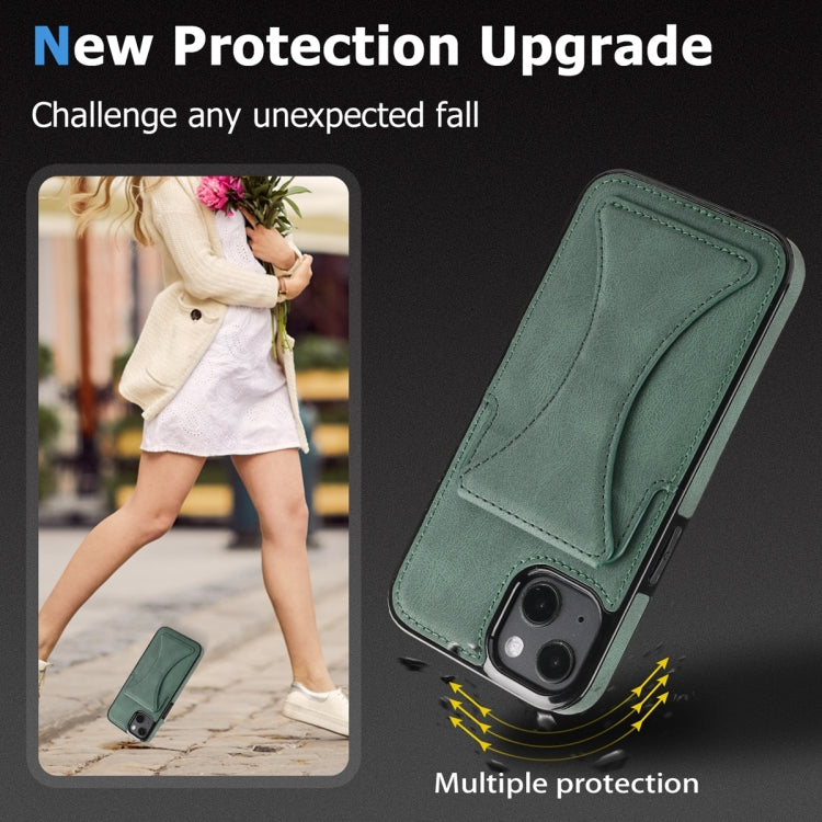 For iPhone 14 Plus Ultra-thin Shockproof Phone Protective Case with Holder