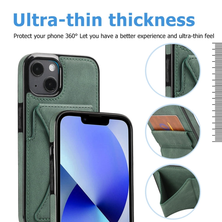 For iPhone 14 Plus Ultra-thin Shockproof Phone Protective Case with Holder